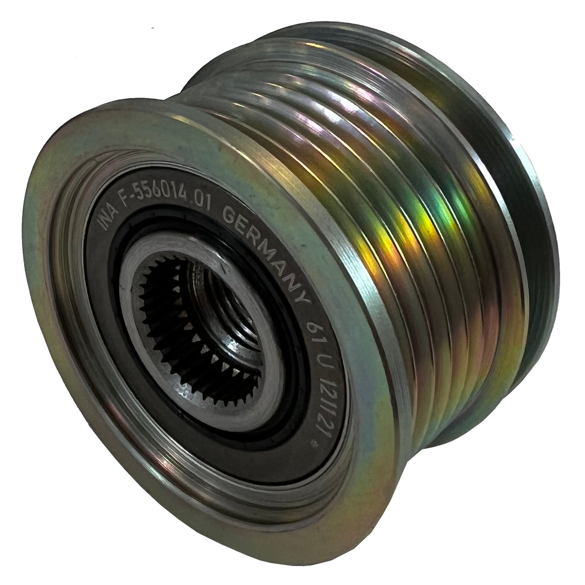 AFP3031(INA) Alternator Freewheel Pulley Ina VALEO TG15C112 2543476 2543476A TG15C154 2607216 2607216A PEUGEOT CITROEN 9665735680 9662731680 MITSUBISHI 1800A138