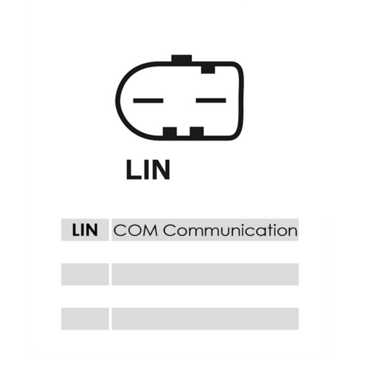 Pin alternator voltage regulator ARE3309 Fiat Iveco daily