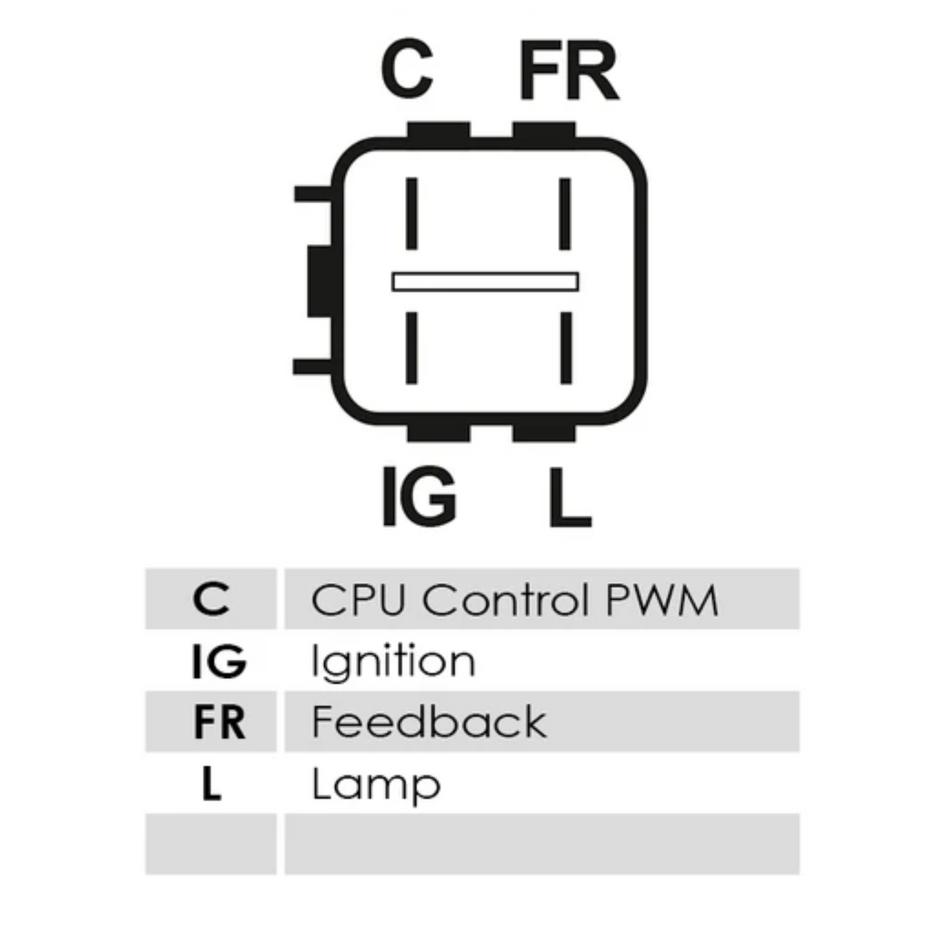 DENSO voltage regulator 12V plug