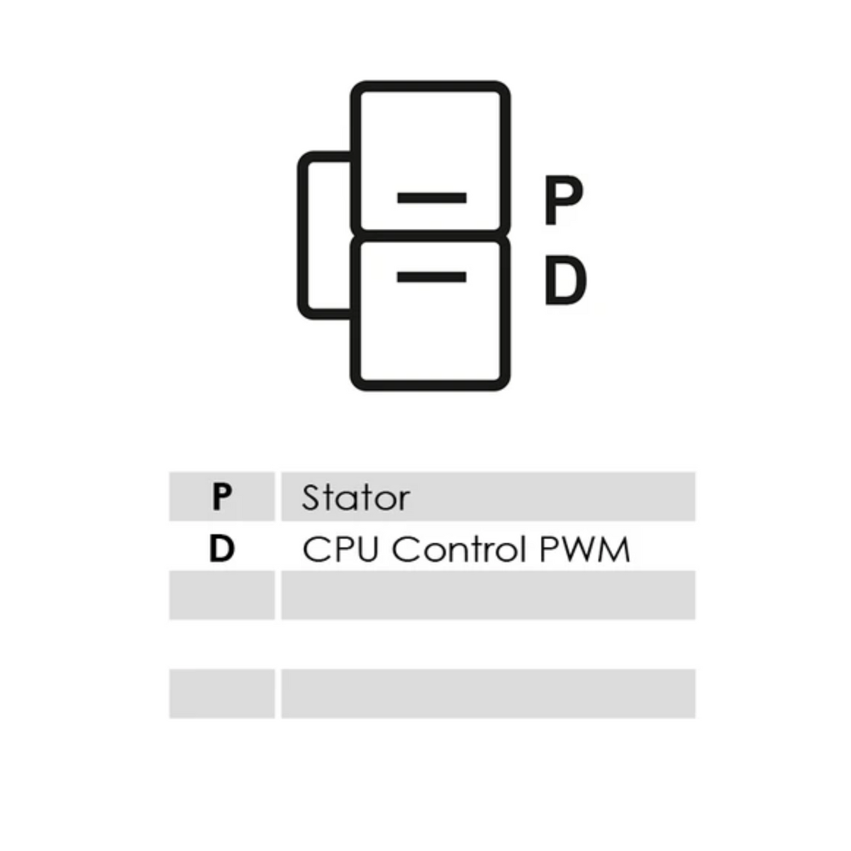 VR-H2009-100 Alternator Voltage Regulator Mitsubishi 12V p d