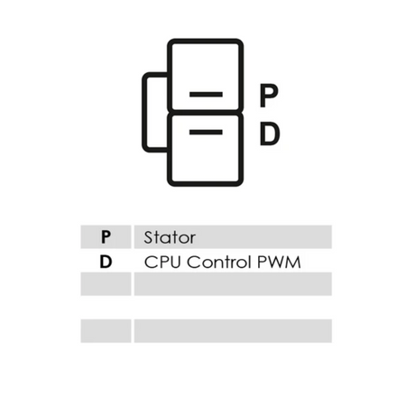VR-H2009-100 Alternator Voltage Regulator Mitsubishi 12V p d