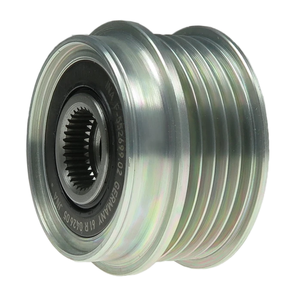 AFP0009(INA) Ģeneratora brīvgaitas skriemelis Bosch 0124315011, 0124325018, 0124325049, 0124515026, 0124515083, 0124525010, Valeo SG12B010, SG12B012, SG12B049, 2542234A, 2542508D, 2542508H, 2542808E